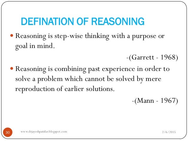 Reasoning and Thinking